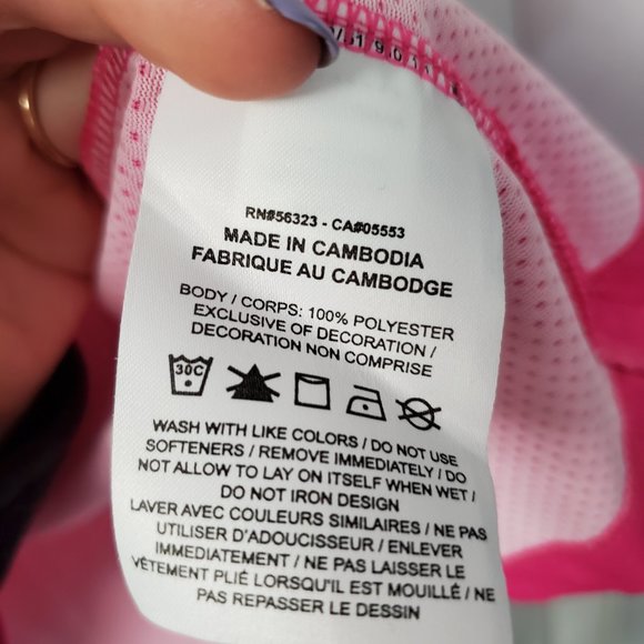 Nike pink exercise muscle T - Picture 4 of 4